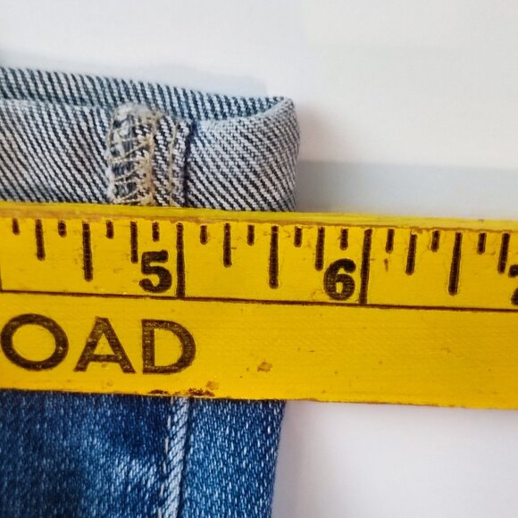 AG Adriano Goldschmied jeans low-rise ankle crop denim blue women's size 25 R - Picture 16 of 16